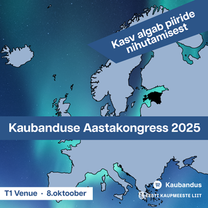 The post Algas registreerumine Kaubanduse Aastakongressile 2025 appeared first on Eesti Kaupmeeste Liit.